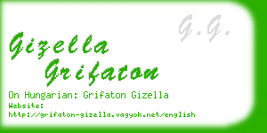 gizella grifaton business card